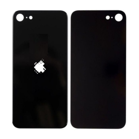 Apple iPhone SE 2020 / SE 2022 πίσω κάλυμμα μπαταρίας (μαύρος) (bigger hole for camera)