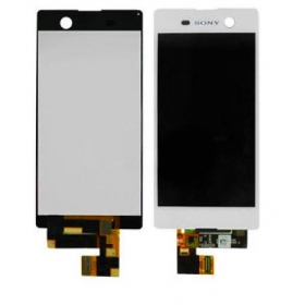 Sony E5603 Xperia M5 / E5606 / E5633 / E5653 / E5663 LCD οθόνη kartu su liečiamu stikliuku (άσπρο) - Premium