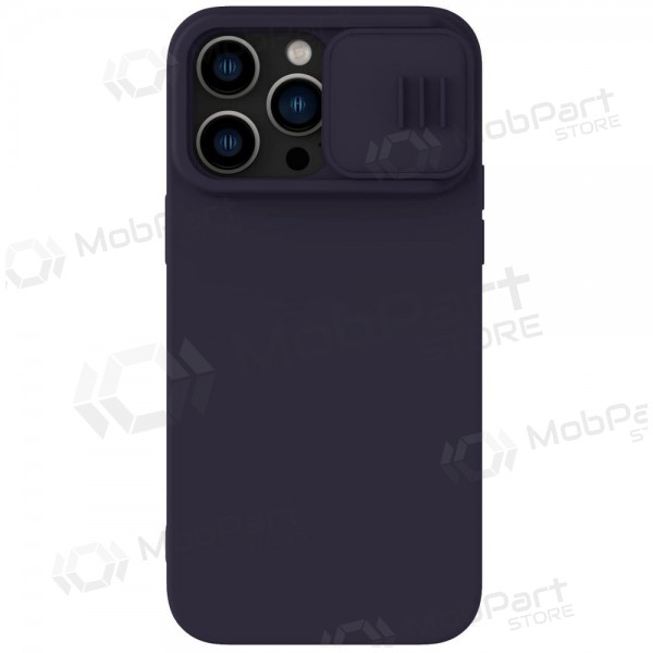 Apple iPhone 14 Pro Max θήκη „Nillkin Silicone“ (tamsiai μωβ) Apple iPhone 14 Pro Max θήκη „Nillkin Silicone“ (tamsiai μωβ)