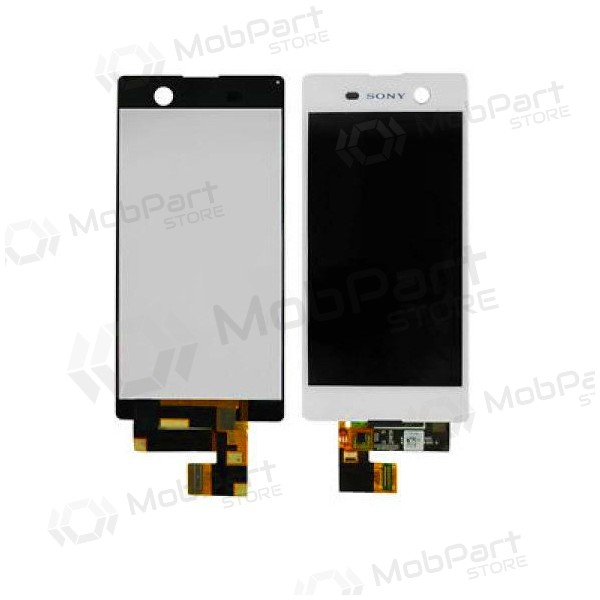 Sony E5603 Xperia M5 / E5606 / E5633 / E5653 / E5663 LCD οθόνη kartu su liečiamu stikliuku (άσπρο) - Premium Sony E5603 Xperia M5 / E5606 / E5633 / E5653 / E5663 LCD οθόνη kartu su liečiamu stikliuku (άσπρο) - Premium