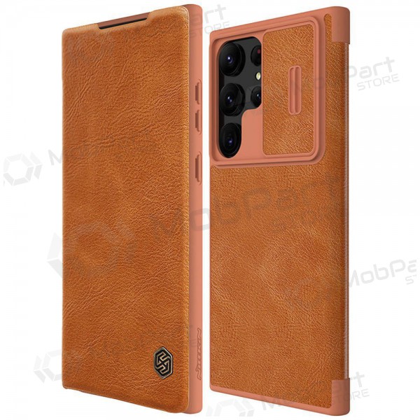 Samsung Galaxy S23 Plus θήκη „Nillkin Leather“ (καφέ)