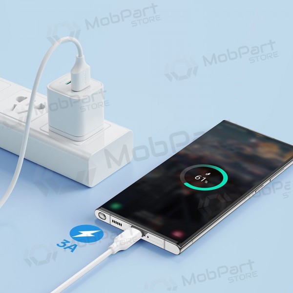 USB καλώδιο Joyroom S-UC027A9 USB to Type-C 3A 1.0m άσπρο