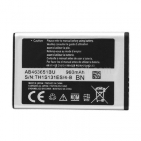 Samsung AB463651BU μπαταρία / συσσωρευτής (960mAh)