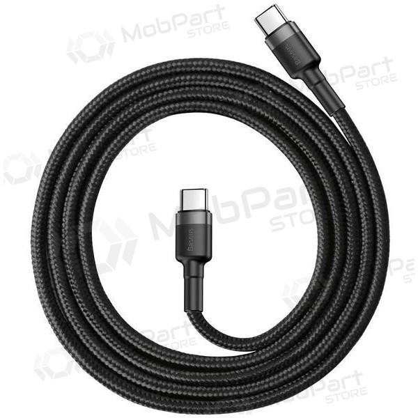 Καλώδιο Baseus Cafule PD Type-C - Type-C 3.0A 60W (γκρί-μαύρος) 1.0m CATKLF-GG1