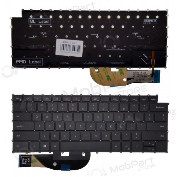 DELL XPS 9500 πληκτρολόγιο (US) (με φωτισμό) DELL XPS 9500 πληκτρολόγιο (US) (με φωτισμό)