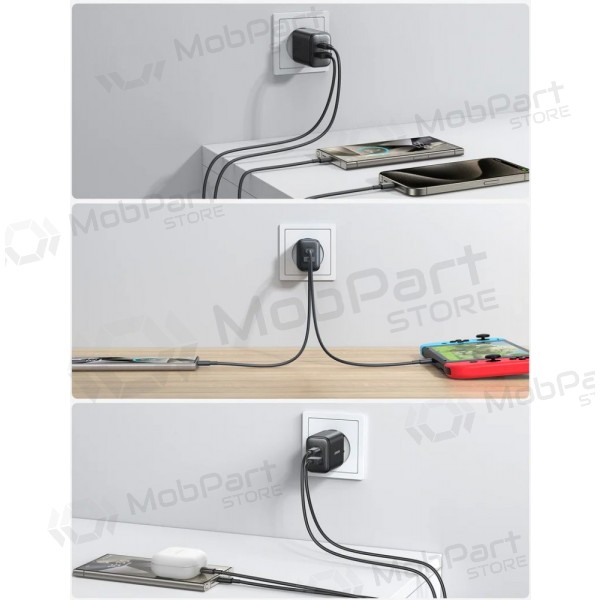 Φορτιστής Joyroom JR-TCF13 USB-C/USB-A 25W μαύρος