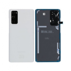 Samsung G780 / G781 Galaxy S20 FE 4G / 5G πίσω κάλυμμα μπαταρίας (Cloud White) (μεταχειρισμένος grade B, γνησια)