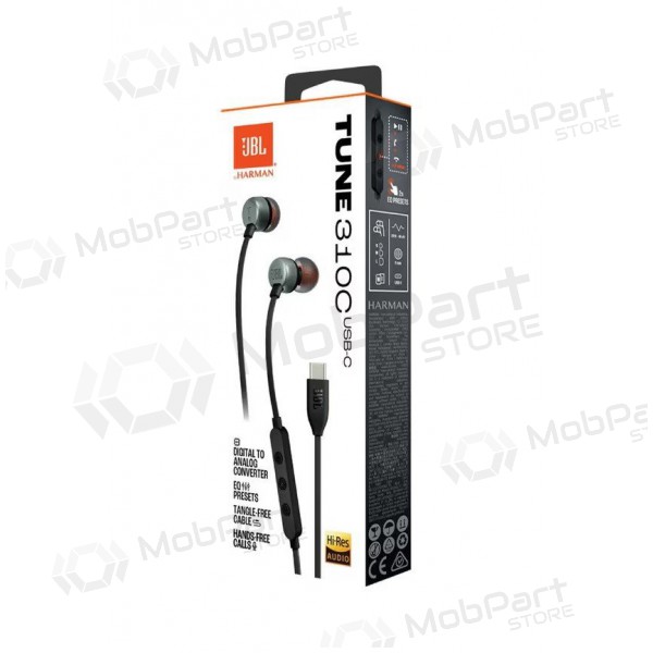 Ausinės JBL Tune 310C USB-C Ausinės JBL Tune 310C USB-C