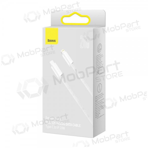 Καλώδιο Baseus Dynamic Type-C - Lightning 20W 1.0m (άσπρο) CALD000002