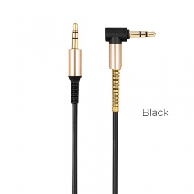Audio προσαρμογέας Hoco UPA02 AUX 3,5mm į 3,5mm (μαύρος)