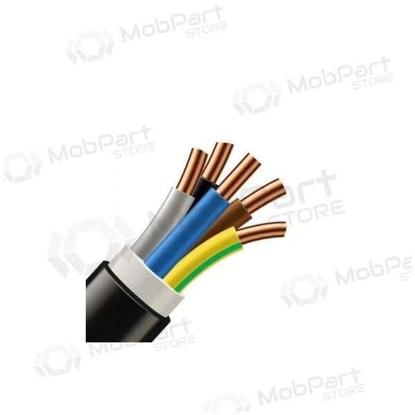 Καλώδιο ισχύος Prysmian Group CYKY 5x10 mm² χάλκινο PVC 450/750V μονολιθικό.