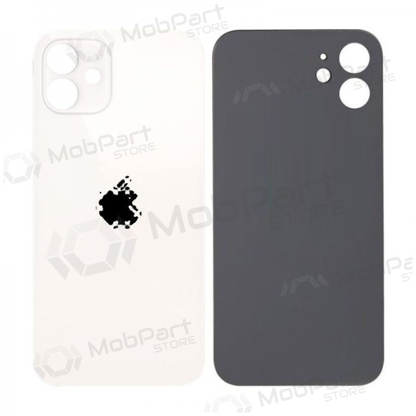 Apple iPhone 12 πίσω κάλυμμα μπαταρίας (άσπρο) (bigger hole for camera) Apple iPhone 12 πίσω κάλυμμα μπαταρίας (άσπρο) (bigger hole for camera)