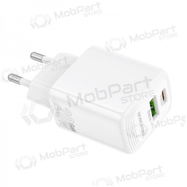Φορτιστής Borofone BN27 20W USB-C/USB-A άσπρο
