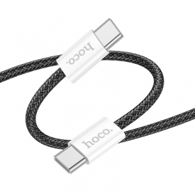 USB καλώδιο Hoco X104 60W USB-C to USB-C 2.0m μαύρος