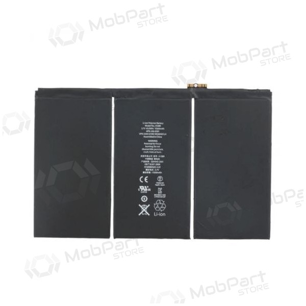 Apple iPad 3 / iPad 4 A1389 / A1460 / A1459 / A1458 μπαταρία / συσσωρευτής (11560mAh) Apple iPad 3 / iPad 4 A1389 / A1460 / A1459 / A1458 μπαταρία / συσσωρευτής (11560mAh)