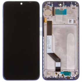 Xiaomi Redmi Note 7 οθόνη (μπλε) (με πλαίσιο) (γνησια)