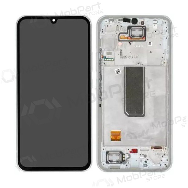 Samsung Galaxy A34 5G οθόνη (ασήμι) (με πλαίσιο) (γνησια) Samsung Galaxy A34 5G οθόνη (ασήμι) (με πλαίσιο) (γνησια)