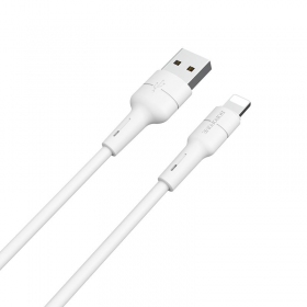 USB καλώδιο Borofone BX30 Lightning 1.0m (άσπρο)
