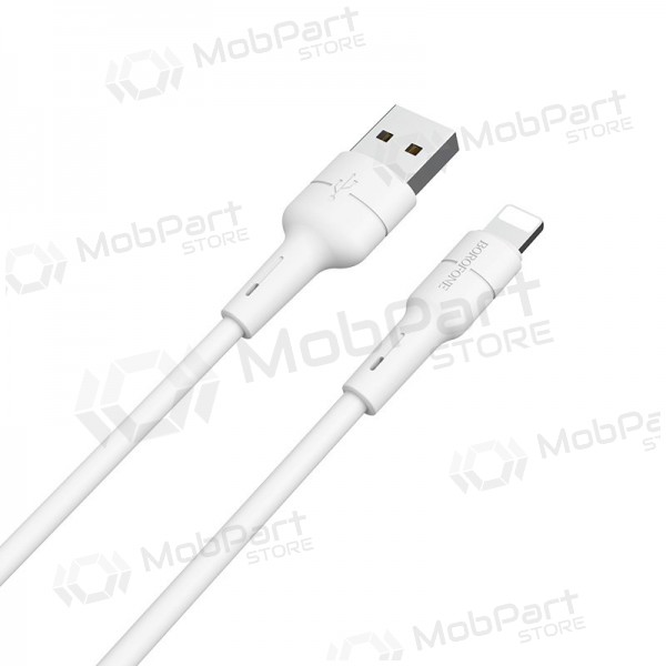 USB καλώδιο Borofone BX30 Lightning 1.0m (άσπρο)