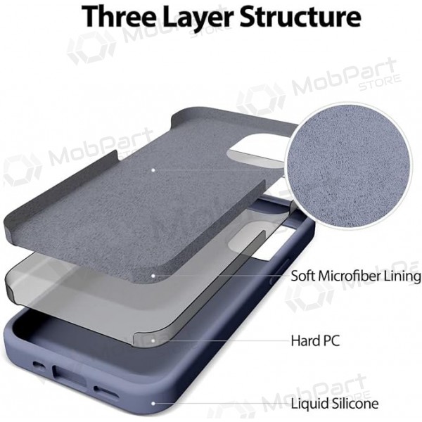Θήκη Mercury 'Silicone Case' για Apple iPhone 16e (γκρι λεβάντας)