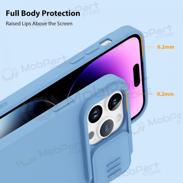 Apple iPhone 14 Pro Max θήκη „Nillkin Silicone“ (γαλάζιο)
