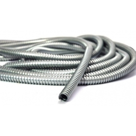 Gofruotas μεταλλικός vamzdis D41 (ritė 25m)