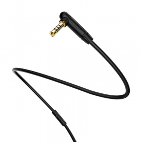 Audio προσαρμογέας 3,5mm į 3,5mm Borofone BL5 AUX (μαύρος)