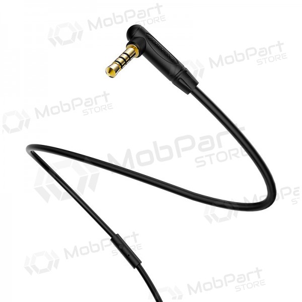 Audio προσαρμογέας 3,5mm į 3,5mm Borofone BL5 AUX (μαύρος) Audio προσαρμογέας 3,5mm į 3,5mm Borofone BL5 AUX (μαύρος)
