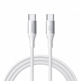 USB καλώδιο Joyroom S-A28 USB-C to USB-C 60W 2.0m άσπρο