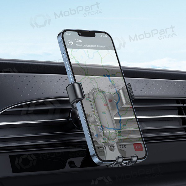 Automobilinis Γενικής telefono laikiklis Borofone BH74 tvirtinamas ant ventiliacijos grotelių, μαύρος