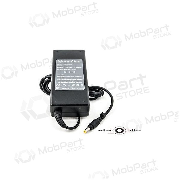 HP 90W: 19V, 4.74A τροφοδοτικό laptop HP 90W: 19V, 4.74A τροφοδοτικό laptop