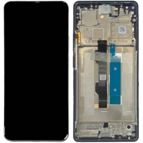 Xiaomi Poco M6 Pro 4G οθόνη (μαύρος) (με πλαίσιο) (γνησια)
