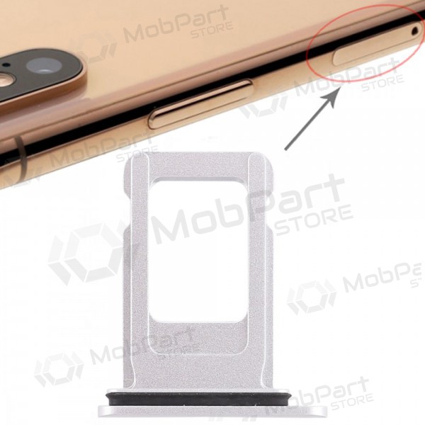 Apple iPhone XR Υποδοχή κάρτας SIM (άσπρο)