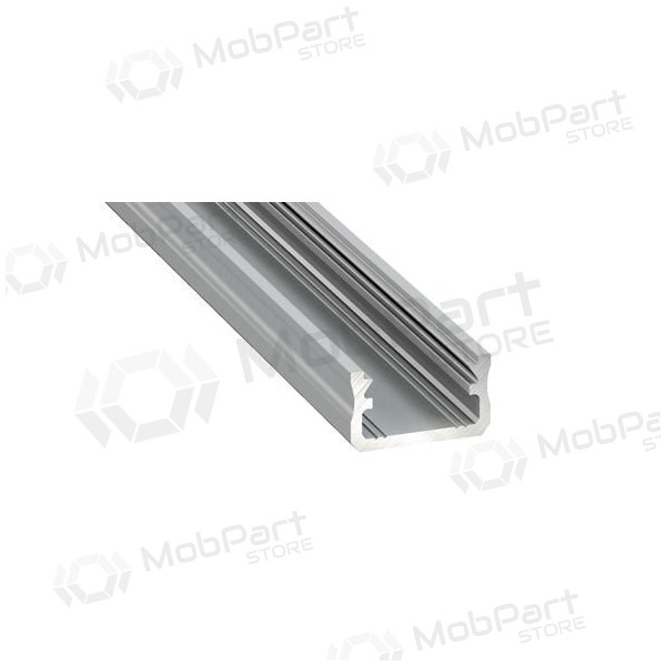 Aliuminis anoduotas profilis Lumines LED juostoms A (γκρί, anoduotas, 2m)