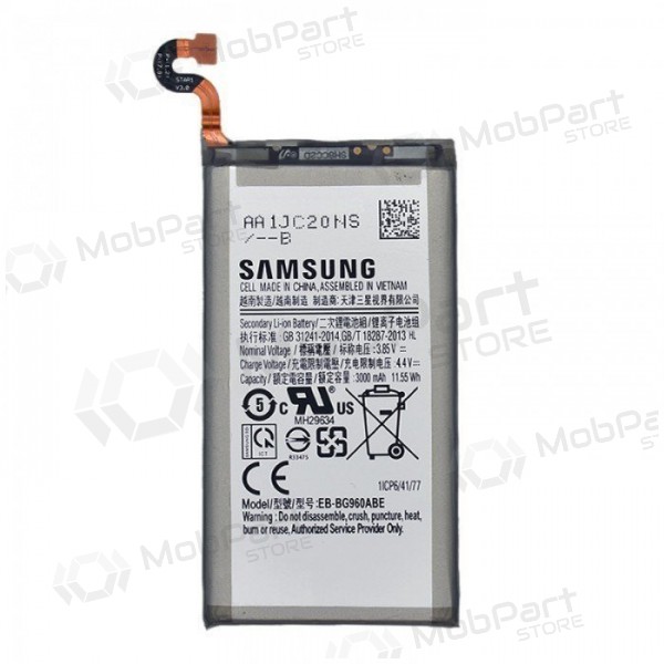Samsung G960F Galaxy S9 μπαταρία / συσσωρευτής (3000mAh) (service pack) (γνησια) Samsung G960F Galaxy S9 μπαταρία / συσσωρευτής (3000mAh) (service pack) (γνησια)