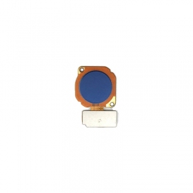 Huawei P20 Lite / Nova 3E / Mate 10 Lite / P Smart / Honor 9 Lite / P Smart Plus / Mate 20 Lite εύκαμπτο καλώδιο with blue fingerprint