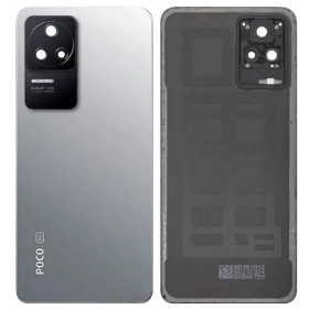Xiaomi Poco F4 πίσω κάλυμμα μπαταρίας (ασήμι) (γνησια) (service pack)