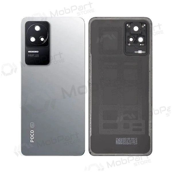 Xiaomi Poco F4 πίσω κάλυμμα μπαταρίας (ασήμι) (γνησια) (service pack) Xiaomi Poco F4 πίσω κάλυμμα μπαταρίας (ασήμι) (γνησια) (service pack)