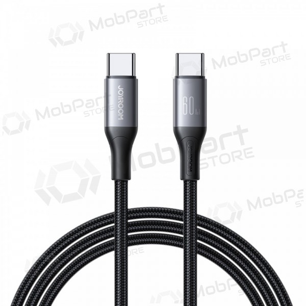 USB καλώδιο Joyroom S-A28 USB-C to USB-C 60W 2.0m μαύρος