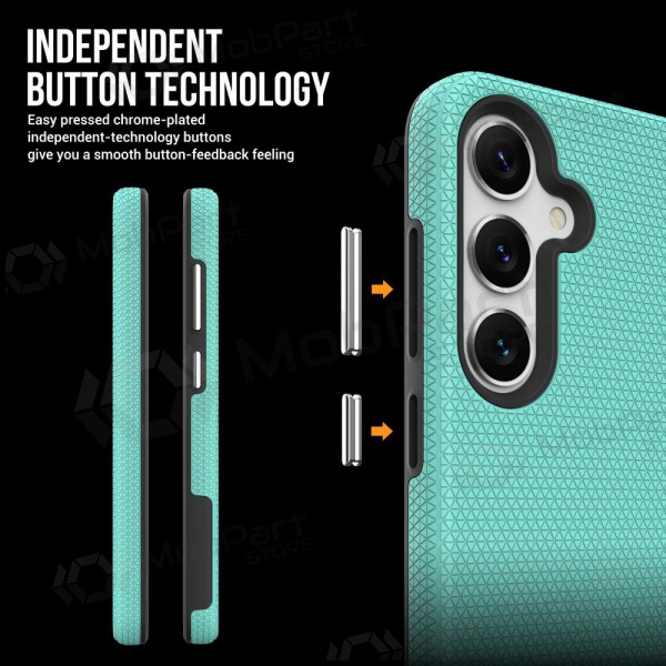 Θήκη Perfectionists Triangle Case Samsung S928 S24 Ultra πράσινος