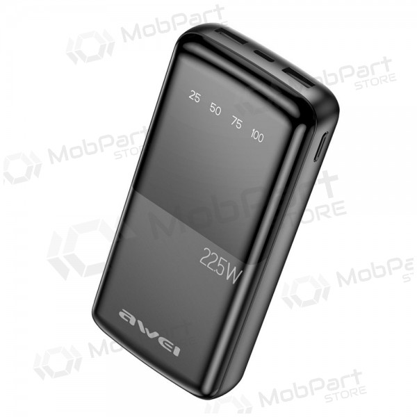 Εξωτερική μπαταρία Power Bank Awei P13K PD20W/QC22.5W 20000mAh μαύρος