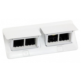 Įleidžiama modulinė dėžutė 2x4 mod. Legrand 654004 (metalinė, άσπρο)