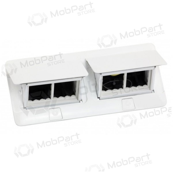 Įleidžiama modulinė dėžutė 2x4 mod. Legrand 654004 (metalinė, άσπρο)