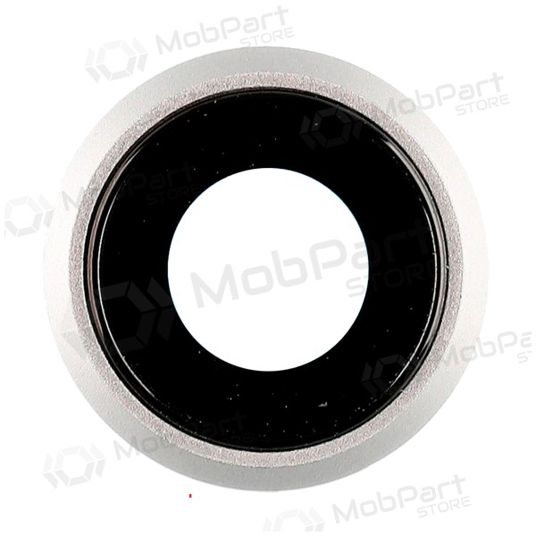 Apple iPhone 8 / SE 2020 τζαμάκι κάμερας (ασήμι) (με πλαίσιο)