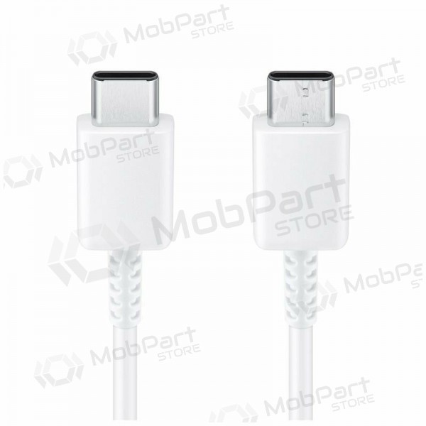 USB καλώδιο γνησια Samsung EP-DA705BWE 25W 3A Type-C-Type-C 1.0m άσπρο