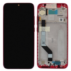 Xiaomi Redmi Note 7 οθόνη (το κόκκινο) (με πλαίσιο) (service pack) (γνησια)