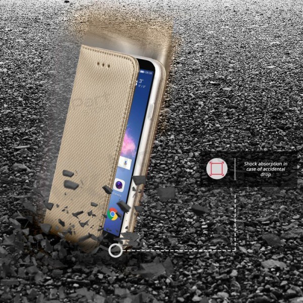 Xiaomi Redmi A5, Poco C71 (173,45x79,35x8,45) θήκη - Smart Magnet (χρυσή)
