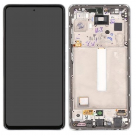 Samsung Galaxy A52s οθόνη (άσπρο) (με πλαίσιο) (γνησια)