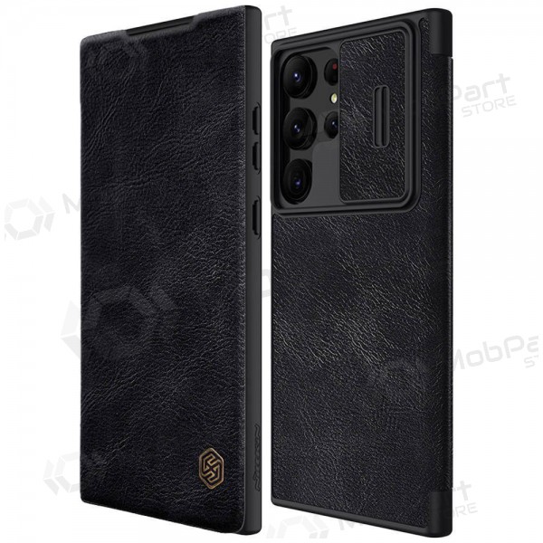 Samsung Galaxy S22 Plus θήκη „Nillkin Leather“ (μαύρος)