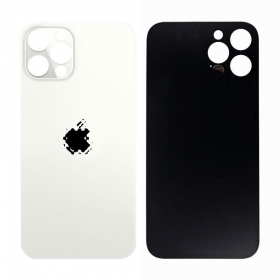 Apple iPhone 12 Pro πίσω κάλυμμα μπαταρίας (ασήμι) (bigger hole for camera)